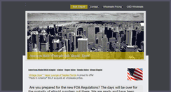 Desktop Screenshot of americanmadebulkeliquid.com